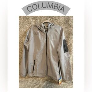 NWT Men’s COLUMBIA Water Repellent Hooded Jacket XL